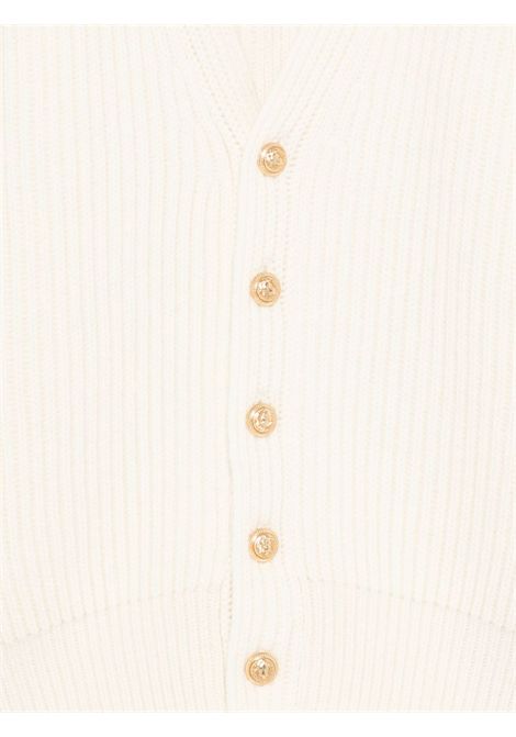 Cardigan con ricamo BALMAIN KIDS | BX9P70 Z3294102OR